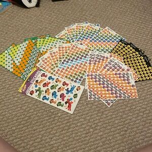 HUGE sticker bundle!! Wildlife, sea life, sports, books, and stars!